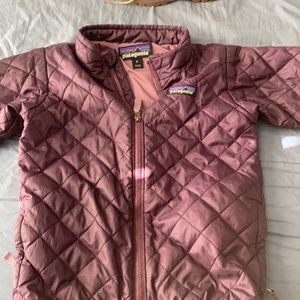 Purple Patagonia kids fall/ spring jacket